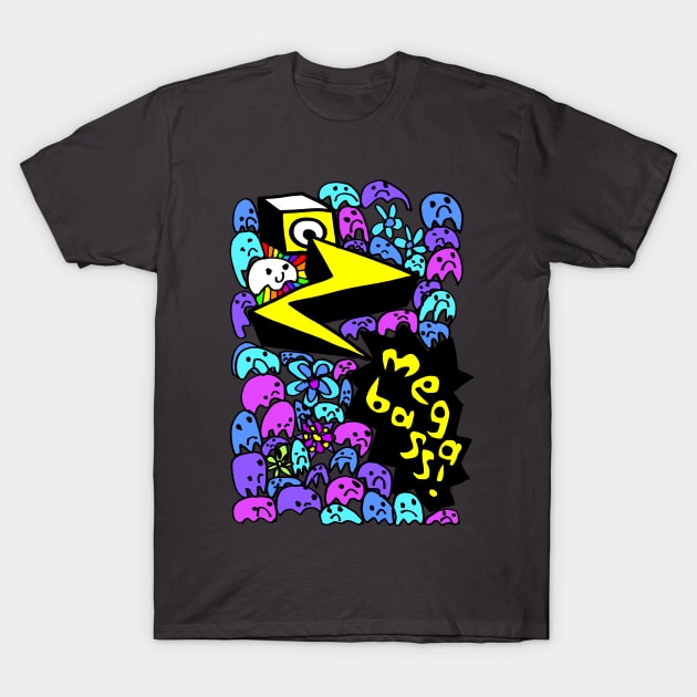 Megabass Ghost Party! T-Shirt by kriskeogh